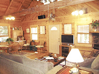 Red River Gorge lake rental cabin